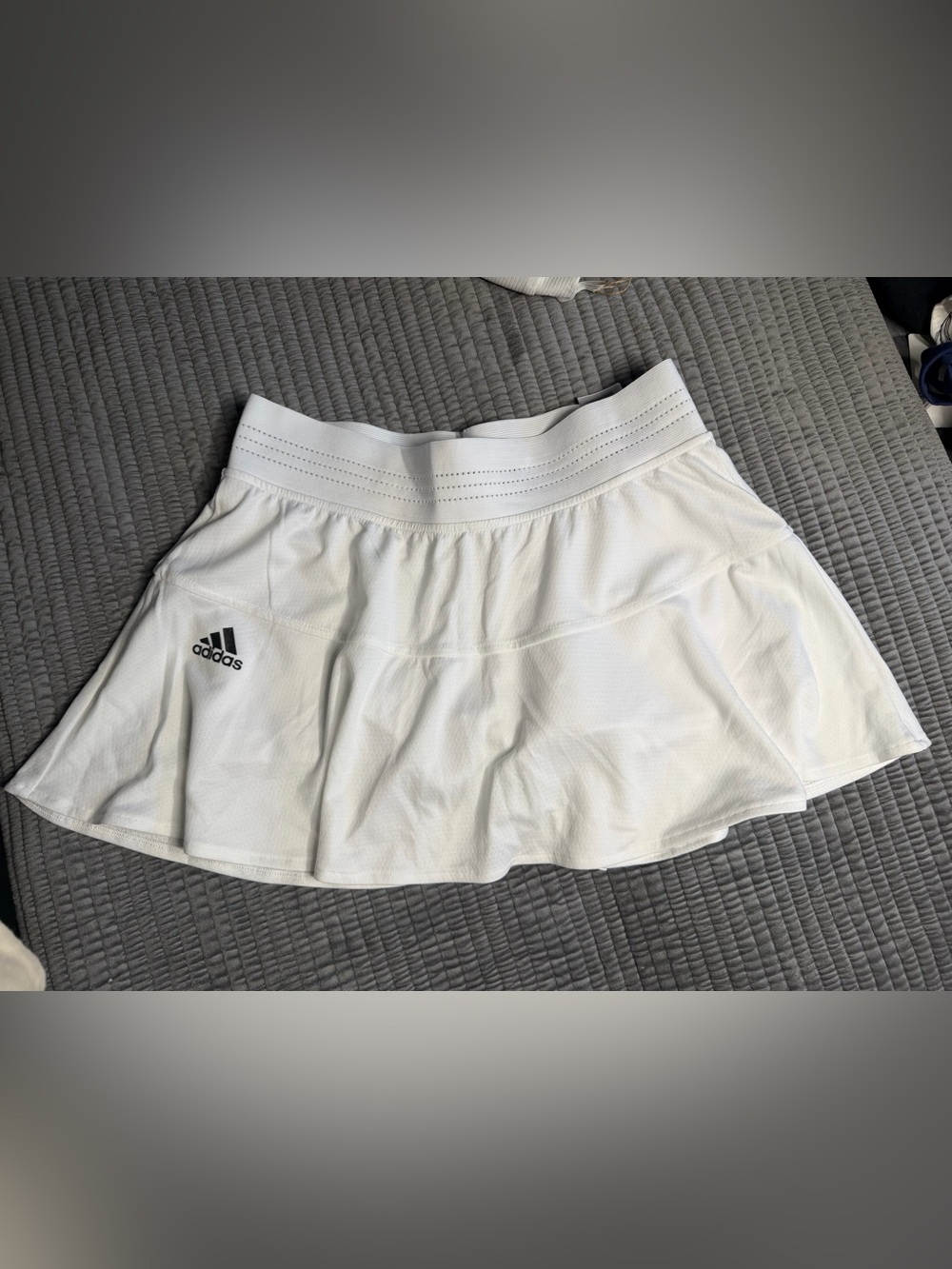 adidas White Primeblue Performance Skirt MED